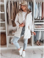 Dámska prechodná prešívaná vesta GLITTI biela FashionStreet TY4805