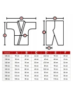 Kyokushin karate kimono 10 oz - 120 cm