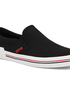 Pánske slip on tenisky čierne Filippo MTN7792