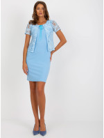 LK SK 509281 šaty.36X svetlo modrá