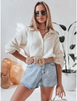 Dámske džínsové šortky HOT LIGHT blue FashionStreet SY0467