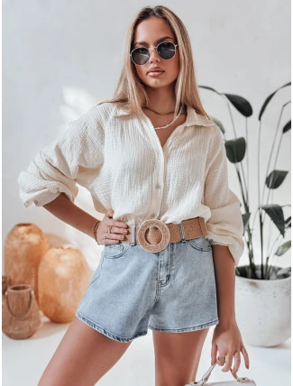 Dámske džínsové šortky HOT LIGHT blue FashionStreet SY0467