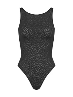 Dámske body ZERO Feel Bliss - BLACK - black 0004 - SLOGGI