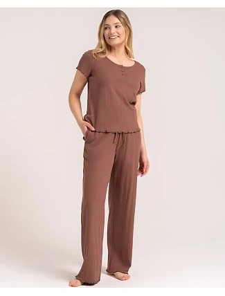 Pyžamo Moraj PDD4300-021, červené/r, veľkosti S–3XL Pyžamo Moraj PDD4300-021, červené/r, veľkosti S–3XL