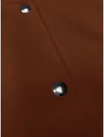 Hnedá vlnená bunda bomber (15687)