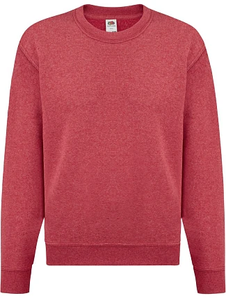 Fruit of the Loom Classic Kids Set-In Sweat Detská mikina 16.2041 vintage heather red Fruit of the Loom Classic Kids Set-In Sweat Detská mikina 16.2041 vintage heather red