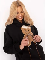 Mikina DHJ BL A8695.65P čierna Mikina DHJ BL A8695.65P čierna