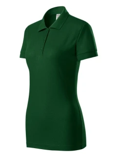 Dámske polo tričko Joy (fľaškovo zelená)