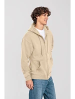 Fruit of the Loom Iconic Premium Hooded Sweat Jacket Mikina s kapucňou z hrubej bavlny 16.2286 desert sand Fruit of the Loom Iconic Premium Hooded Sweat Jacket Mikina s kapucňou z hrubej bavlny 16.2286 desert sand