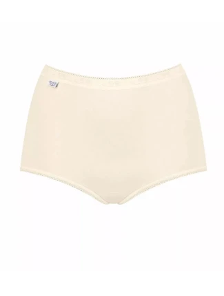 Dámske nohavičky Basic+ Maxi - ŽLTÁ - ecru 0038 - SLOGGI Dámske nohavičky Basic+ Maxi - ŽLTÁ - ecru 0038 - SLOGGI