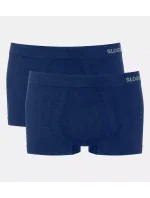 Pánske boxerky GO Smooth Hipster 2P - neznáme - tmavomodré 6722 - SLOGGI
