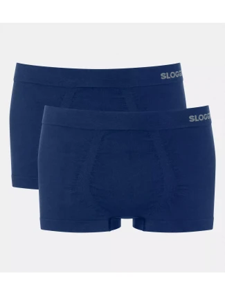 Pánske boxerky GO Smooth Hipster 2P - neznáme - tmavomodré 6722 - SLOGGI