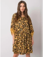 Šaty DHJ SK 21464.99 tmavo žltá