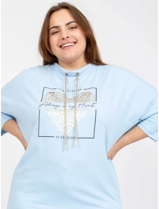 Blúzka RV BZ 7485.13P svetlo modrá