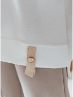Dámska oversize blúzka SHINE LOVE white FashionStreet RY2913 Dámska oversize blúzka SHINE LOVE white FashionStreet RY2913