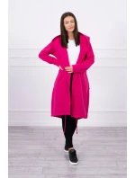 Fuchsiová bunda s potlačou nadmernej veľkosti Fuchsiová bunda s potlačou nadmernej veľkosti