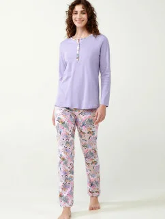 Bavlnené pyžamo Lavender Sweet 21300 - Vamp