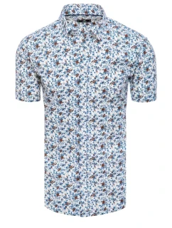 FashionStreet pánske biele tričko s krátkym rukávom KX1011
