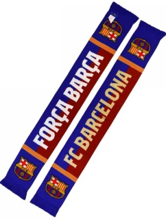 FC Barcelona N33 5004BUD33 dvojitý pletený šál