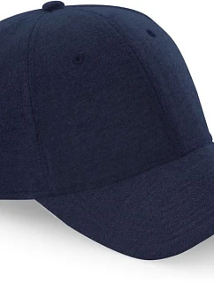 Beechfield B 677 6-panelová čiapka s kšiltom „Jersey Athleisure“ 53.0677 francúzska námornícka modrá