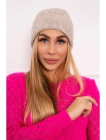 Tenká čiapka Wioletta K251 svetlo béžová
