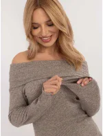 Sveter DHJ SW A2449.33 tmavý lila