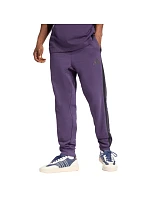 Pánske tričko adidas Essentials 3-Stripes Fleece purple JX0750
