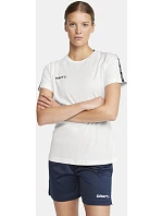 Craft Teamwear Squad Go Contrast Jersey W Dámske kontrastné športové tričko 82.2726 biele Craft Teamwear Squad Go Contrast Jersey W Dámske kontrastné športové tričko 82.2726 biele