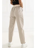 Šnúrové nohavice model 226459 Taliansko Moda