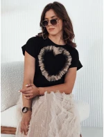 Dámske tričko TICKER čierne FashionStreet RY2344 Dámske tričko TICKER čierne FashionStreet RY2344