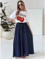 CISTAL sukňa námornícka modrá FashionStreet CY0451