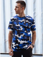 Pánske modré moro tričko FashionStreet RX5596