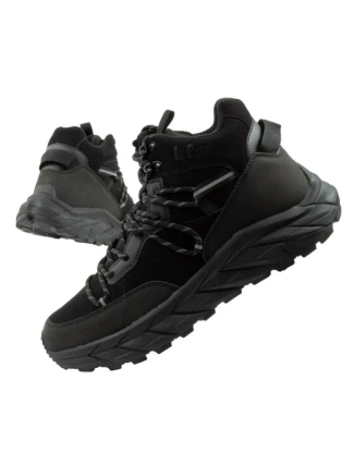 Pánska zimná trekingová zateplená členková obuv Lee Cooper