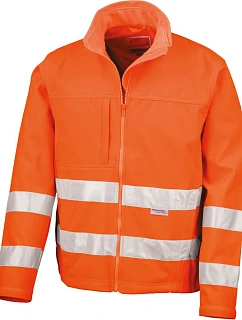 Result R 117X Bezpečnostná softshellová bunda 30.117X fluorescenčná oranžová