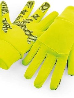 Beechfield B 310 Softshellové športové rukavice 53.0310 fluorescenčná žltá