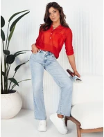 Dámska košeľa LUNA červená FashionStreet RY2323 Dámska košeľa LUNA červená FashionStreet RY2323