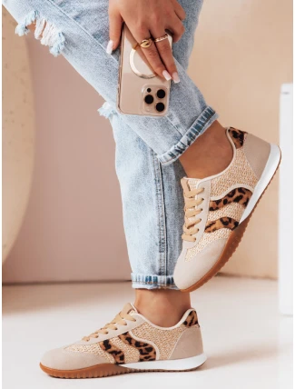 Dámske športové tenisky INFAMES s leopardím vzorom FashionStreet ZY0784