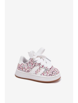 Buty Sportowe Dziewczęce Z Motywem Jednorożca Różowe Ilana