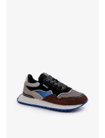 Pánske tenisky Big Star Memory Foam System Brown-Black