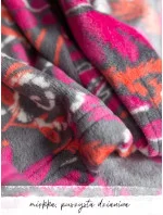 Dámsky župan LGD 782 B23 Grey-pink-red - Kľúč