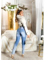 Sexi džínsy s vysokým pásom J5317D - Koucla Sexi džínsy s vysokým pásom J5317D - Koucla