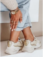 FashionStreet béžové dámske tenisky ZY1016