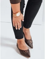 FashionStreet hnedé dámske baleríny ZY1061