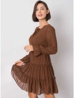 Šaty DHJ SK 12310.61P hnedá