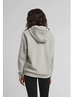Build your Brand BY 289 Dámska mikina s kapucňou oversize „Fluffy“ 56.0289 čokoládovo hnedá