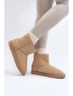 Śniegowce Damskie Cross Jeans MM2R4023C Beżowe