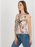 Blúzka AT BZ 2202B.70 biele a zelené