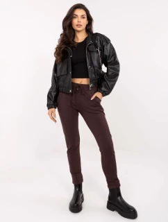 Tepláky RV DR 3589.05X tmavohnedé