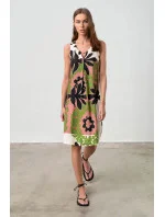 Dámske letné šaty Folegandros 18438 čierna vzor - Vamp Dámske letné šaty Folegandros 18438 čierna vzor - Vamp