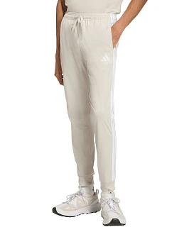 Pánske nohavice adidas 3-Stripes Tricot Regular Tapered Pants beige JY7721